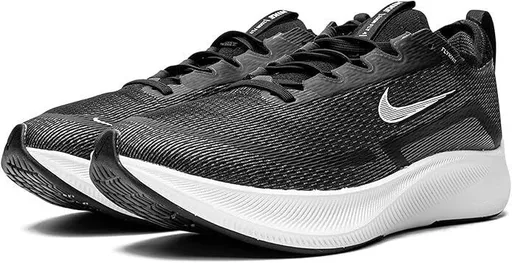 Nike Womens Zoom Fly 4 Running Shoes Sneakers - Black/White-Off Noir-Anthracite