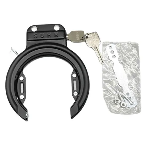 Outdoor Bicycle Horseshoe Lock - Fully Enclosed Steel Pipe Anti-Theft Lock with 2 Keys for Bicycles, Cycling and Gifts