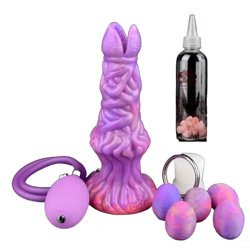 House Of Dasein Fantasy Pneumatic Luminous Ovipositor Anal Sex Toys Lay Eggs Dildos Butt Plug - Fy2142-Qdor-Lube P