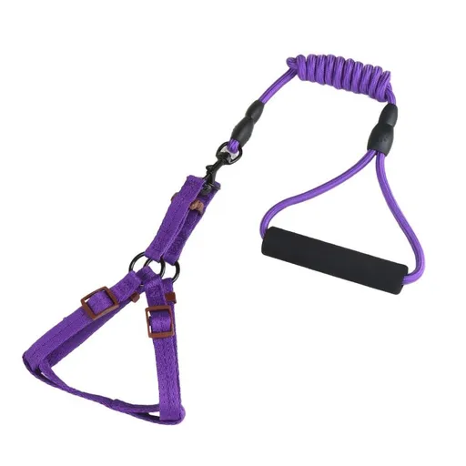 Zichen Polyester Dog Chest Strap 120cm Purple 0.6cm plain round rope chest * 120cm * 1.0 chest back