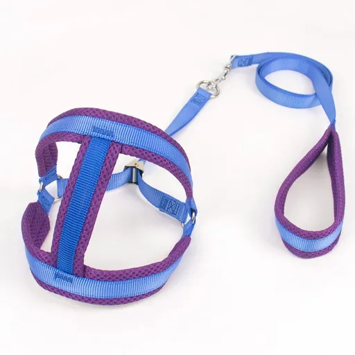 Zichen Nylon Dog Harness Chest Strap Blue 1.0 nylon clip subnet pull chest