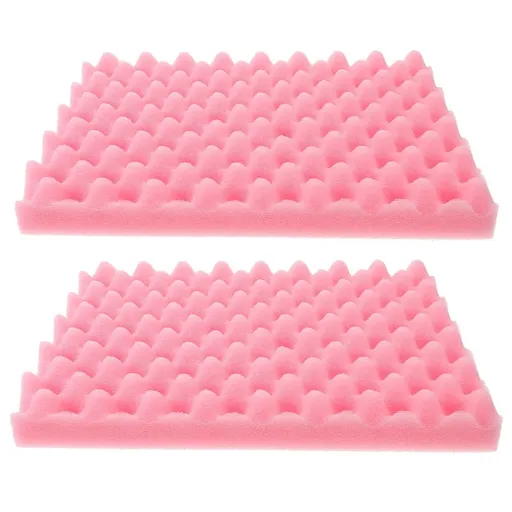 Flower Sponge Mats Pink Non-Stick Flexible Reusable Baking Tool 6Pcs
