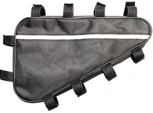 Bicycle bag - Driehoek bag for electric mountain bike battery - Waterproof Oxford cloth box - Large modification - Bicycle box - Bicycle storage tool set (39 x 36 x 22 cm)