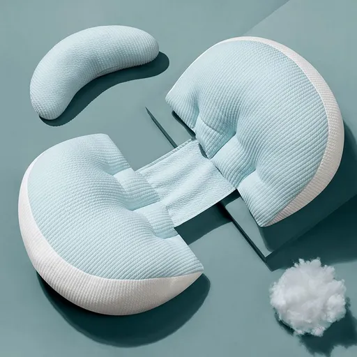 Pregnancy Belly & Back Support Pillow, Adjustable & Fully Machine Washable, High Elasticity & Long-Lasting Shape, Relieves Aches and Pains During Pregnancy./Kaluolan