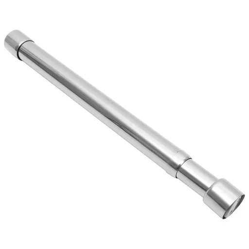 12-20.5' Adjustable Closet Rod,Closet Rods for Hanging Clothes, with End Supports