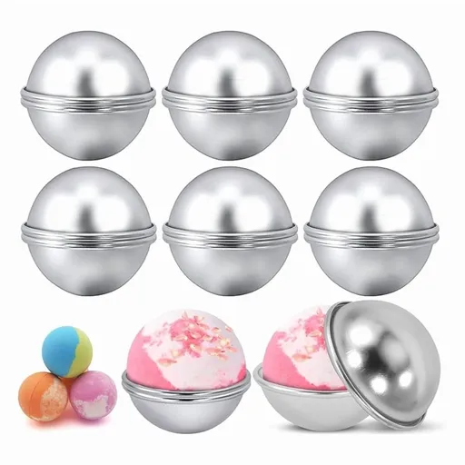 Bath Bomb Molds, 2.1 Inches Metal Mold, for DIY Making Supplies, Crafting