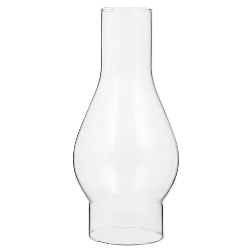 Oil Lamp, Glass, Victorian Hurricane Chimney Lamp Globe Replacement, 2.12nch Handblown Clear Glass Chimney Lamp Shade