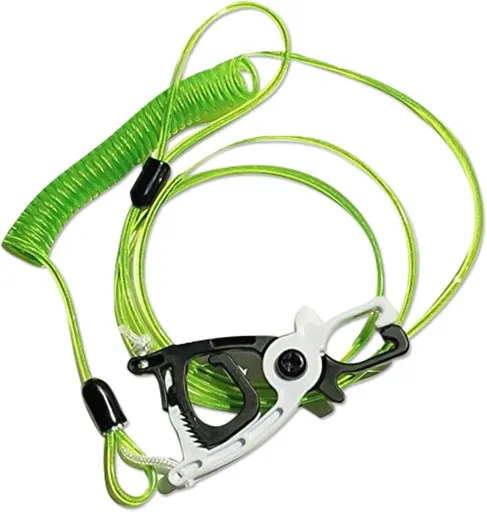Cal Coast Donkey Leash - Floating Fishing Tether, Ultra-Strong Puncture-Free Clip, Marine Lanyard Tool