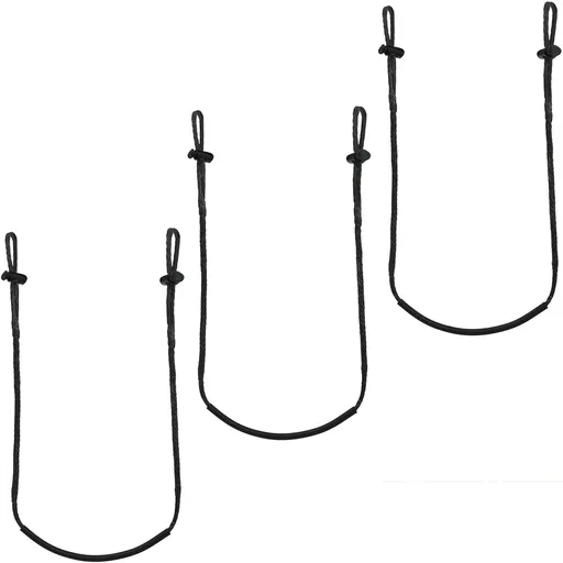 Climbing Stick Aider for Hunting, Daisy Chain Single Step Aider, Hand-Braided Lightweight Rope Ladder Tree Stand Step 3pcs