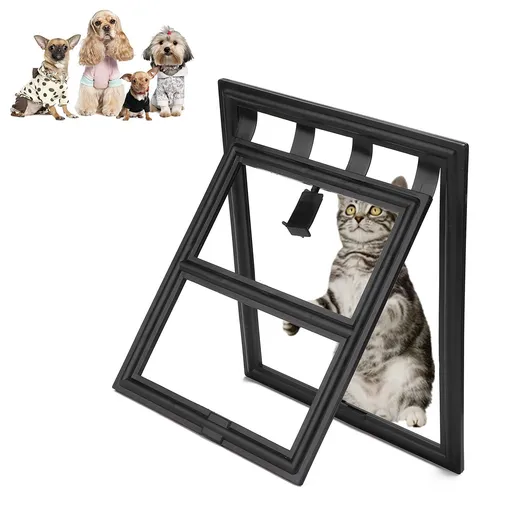 (29CM*24CM*1.5) Dog Doors for Dogs and Cats, Entry and Exit Dog Screen Door for Small and Medium Sized Cats Dogs