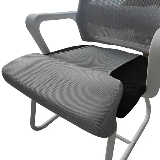 Car Office Seat Extended Leg Rest - Anti-Cross Legs Cushion Pad with Ergonomic Support - Pressure Relief Footrest for Driving Working - Gray