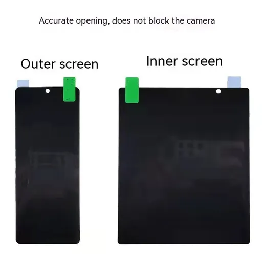 Film Screen Protector Anti-Bubble HD Clear Hard Coated PET Film Screen Guard-Packaging box+film application tool