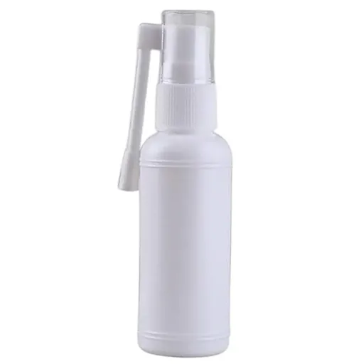 50PCS Rocker Sprayer 360 Degree Spray Bottle Small White Refillable Mist Container - 50ML