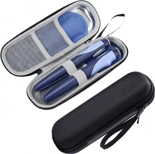 2 Pieces - Diabetes cooler bag - cooler bag - diabetes case - Diabetes bag - diabetes case - insulin syringes - travel case - No gel pack included