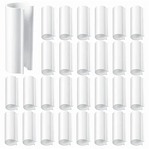 64 Piece Snap Clamp for PVC Pipe Greenhouses,Row Covers,Pool Cover Clips,Shelters,Bird Protection(for 1/2 Inch PVC Pipe)