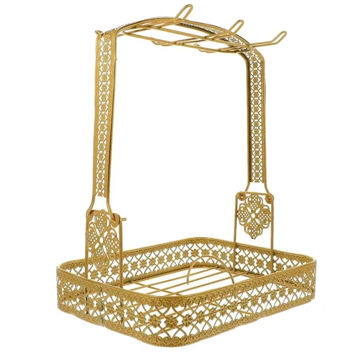 Mug Display Rack Coffee Mug Holder Iron Home Organization 1 Set