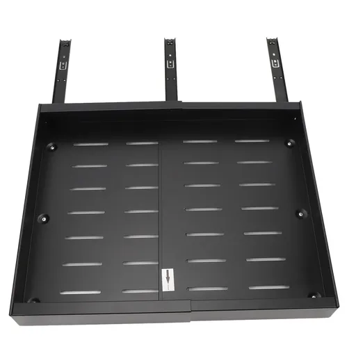 Expandable Pull Out Cabinet Organizer Adhesive Kitchen Carbon Steel Metal Slide Out Drawers Black