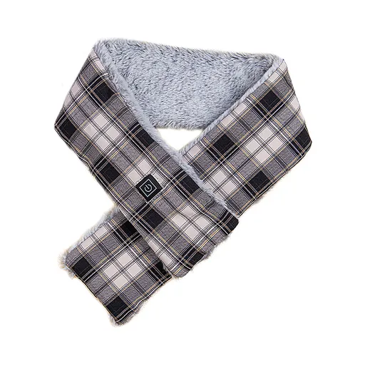 Intelligent USB Charging Heating Scarf Three Grade Temperature Adjustment Plush Neck Protection Fashion Heating Scarf