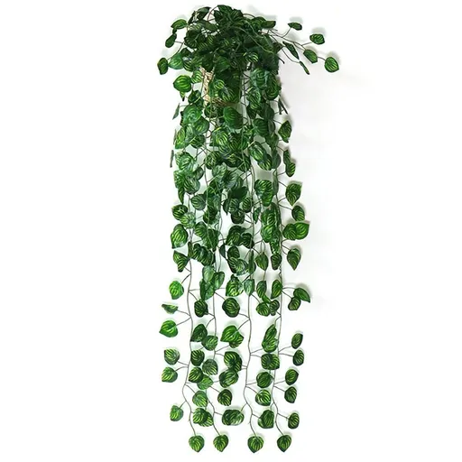 Green vine for home decoration, fake hanging leaves, artificial plants