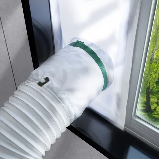 [Upgraded AC Window Seal] Upgraded Portable Air Conditioner Window Seal with 100% Sealing Effect, Adjustable Length 25x62~92cm, Easy Installation 60.96 cm~91.44 cm