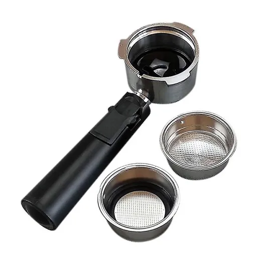 Stainless Steel 51 mm Bottomless Portafilter With Filter Basket Professional Espresso Portafilter For Coffee Machine Rich Coffee
