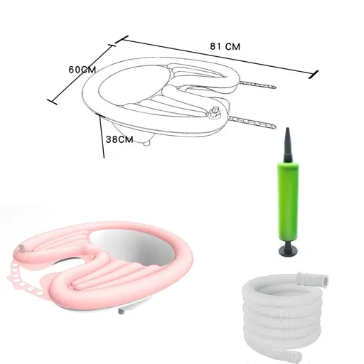 Inflatable Washing Hair Basin, Portable Shampoo Bowl for The Elderly Handicapped, Portable Hair Washing Sink for Pregnant Woman