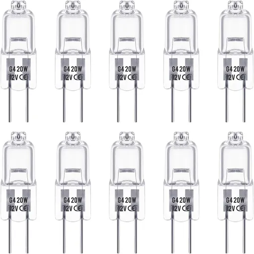 G4 LED lamp - G4 12V 20W halogen lamp - Warm white 3000K - 350LM - Dimmable LED G4 halogen capsule lamp - Suitable for kitchen lighting, signal lighting - 10-pack
