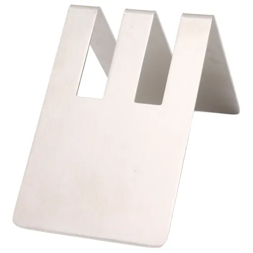 V Shaped Coffee Filter Paper Holder V Type Dual Capacity Stainless Steel Cone Coffee Filter Paper Holder Double Groove Silver