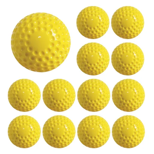 12 Pack Pitching Machine Softballs,12-Inch Pitching Machine Softballs for Hand-Eye Coordination, Hitting and Fielding Practice