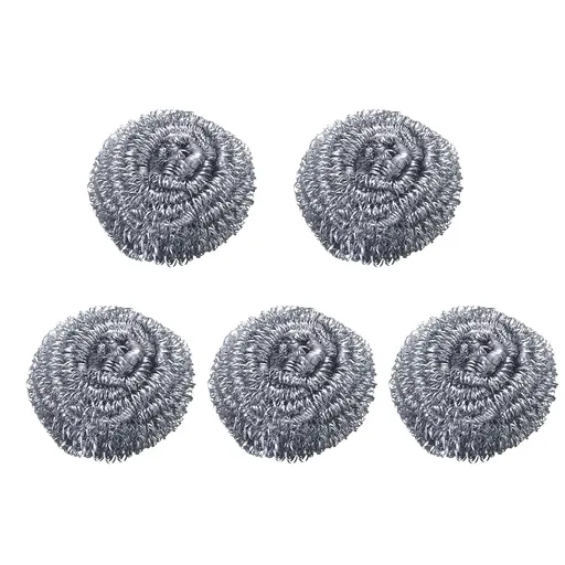 5 Pack Stainless Steel Scrubbers, Heavy Duty Scouring Pads for Pots Pans Cooktops Ovens and Kitchen Cleaning