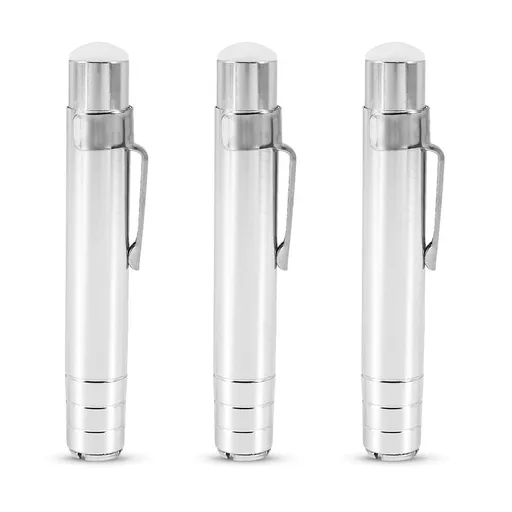 3Pcs Metal Chalk Holder Teacher's Blackboard Saving Clip Clutch, Silver
