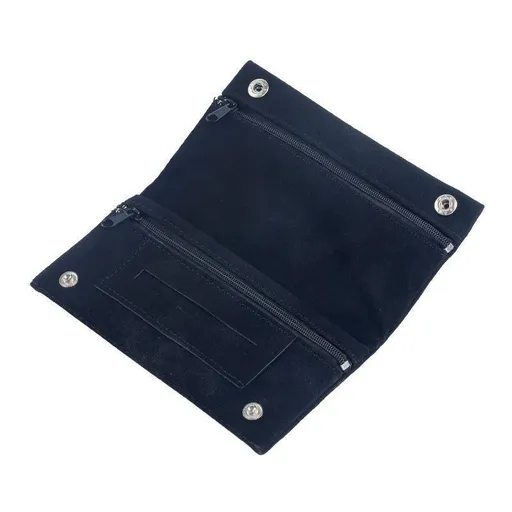 Matte Leather Storage Bag Black