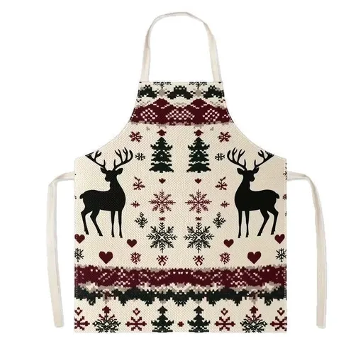 Feast Christmas & Halloween Apron, 75x65 cm Flannel, soft and warm, large size offers extra coverage, spill-proof surface protects your clothes.