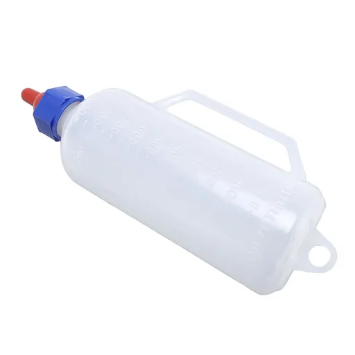 Lamb Feeding Bottle with Soother and Handle Calf Nursing Bottle Milk Feeder for Kid Livestock 1L Capacity