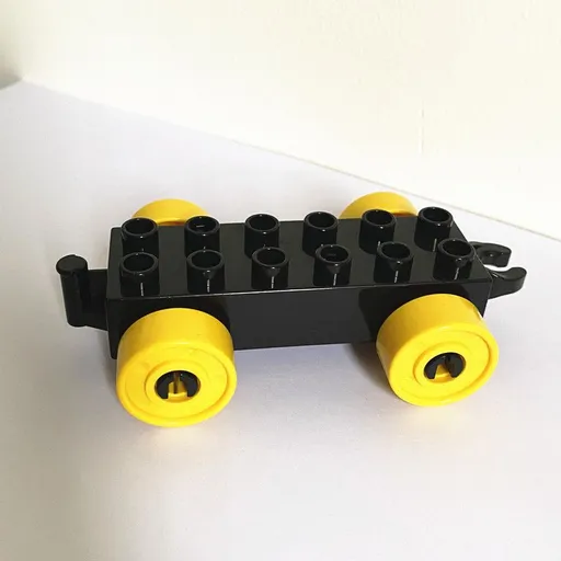 Hongyuan sheng Building Blocks Bus Vehicle 12 hole bottom [black]]