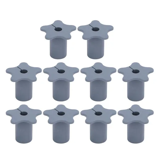 Satellite Cable Wall Grommet Silicone Satellite Cable Routing Kit for 5/8inch 16mm Antenna Cable Grey