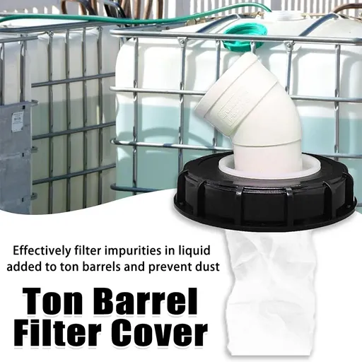 Plastic Drum Cover Filter Lid Cap Ton Barrel Cover Universal Threaded Seal Top