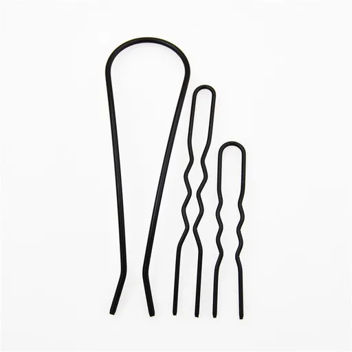 5 Piece Metal Hair Side Combs Hair Fork Clip Teeth Hair Pin Stick for Updo Bun, U Shape for Vintage Hairstyle Hair Accessories