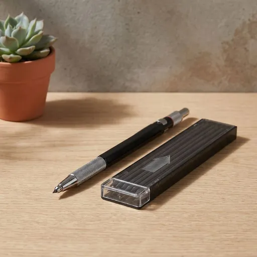 1Set Mechanical Pencil 2Mm Drafting Set with Comfortable Grip for Office Use