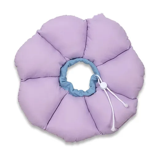 Cat Cone Collar,Cute Waterproof Cat Recovery Collar,Anti-Bite Lick Wound Healing Safety Elizabethan e Collar for Cats,Purple Flower All-Season Style…