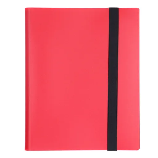 Card Binder 20 Pages 9 Pocket Large Capacity Colored Cover Card Collection Storage Album for Game Card StorageRed
