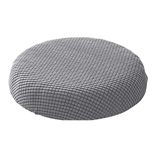 Bar Stool Covers Stretchy Round Chair Covers Slipcover Washable Stool Cushion Elastic Bar Chair Covers 2.50X1.50X1.00CM Grey
