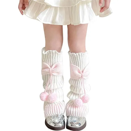 Long Leg Warmers for Women acrylic Cable Knit Thigh High Leg Warmers Loose Socks, for Dance Practice Yoga Sports