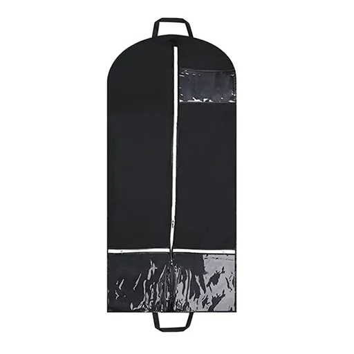 Garment Bags for Travel and Storage, Travel Suit Bags for Men Women with Pockets, Storage bags for Clothes,Shirts, Coats (Black)