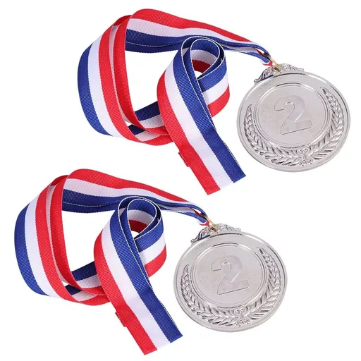 Metal Sports Medals for Competition Winners - Wheat Design Award Medals for Athletic Events and Sports Tournaments
