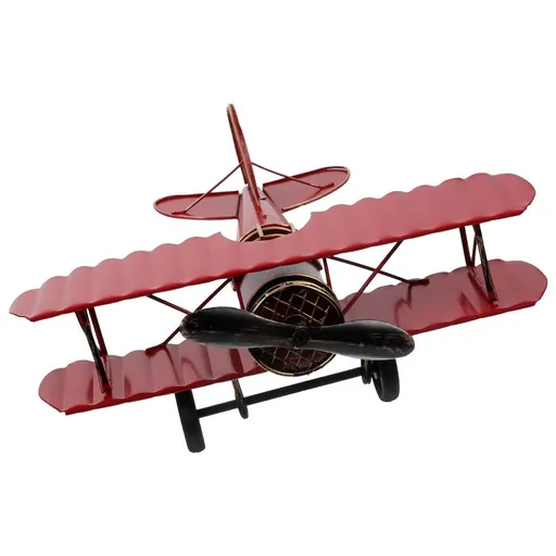 Retro Airplane Model 1 Set Rustic Home Decor 3x7.5x3.3in Perfect Gift for Collectors and Aviation Enthusiasts