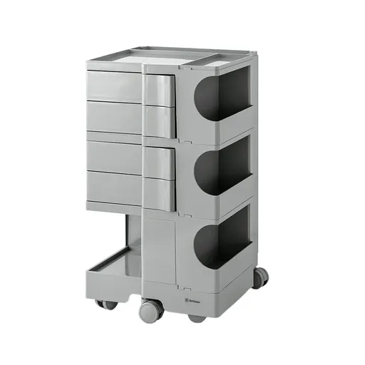 Artiss Storage Trolley Bedside Table 5 Tier Cart Boby Replica Grey