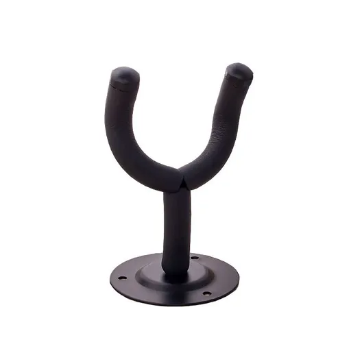 Guitar Hanger,Black, U-Shaped,Soft Pad, Wall Mount for All Size Guitars - Acoustic, Classical, Bass, Electric