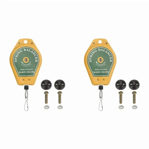 2X Retractable Spring Balancer, Bearing Spring Tool Load Balancer 4 Feet Adjustable Cable Retractor 6.6-11lbs (3-5kg)