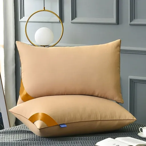 Luxury Hotel Collection Soft Down Bed Pillow - Breathable Skin Friendly